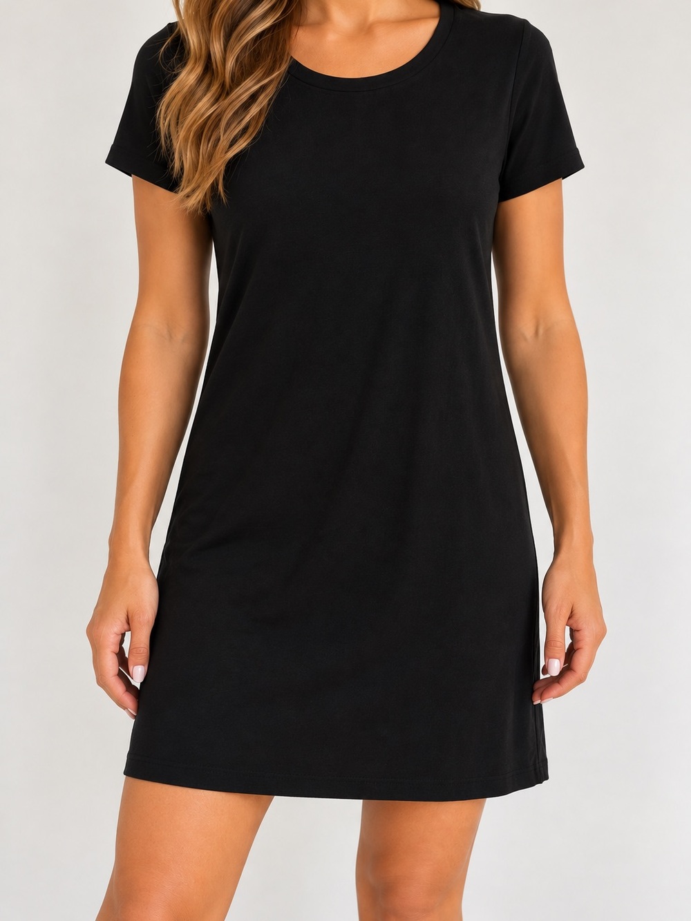 Bluenotes Black T-Shirt Dress